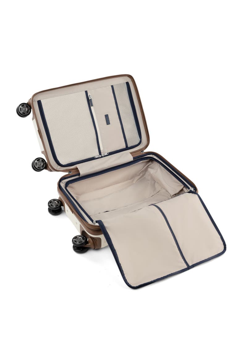 Platinum Elite Hardside 21" Carry On Spinner Luggage, Alternate, color, Cream White
