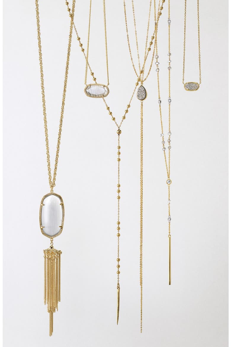 Long Y-Necklace, Alternate, color, SILVER