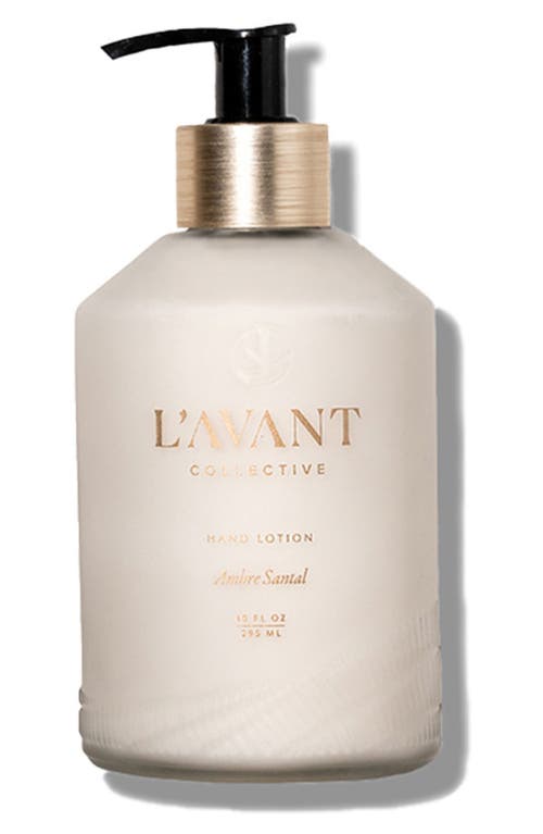 L'avant Collective Ambre Santal Hand Lotion In Brown
