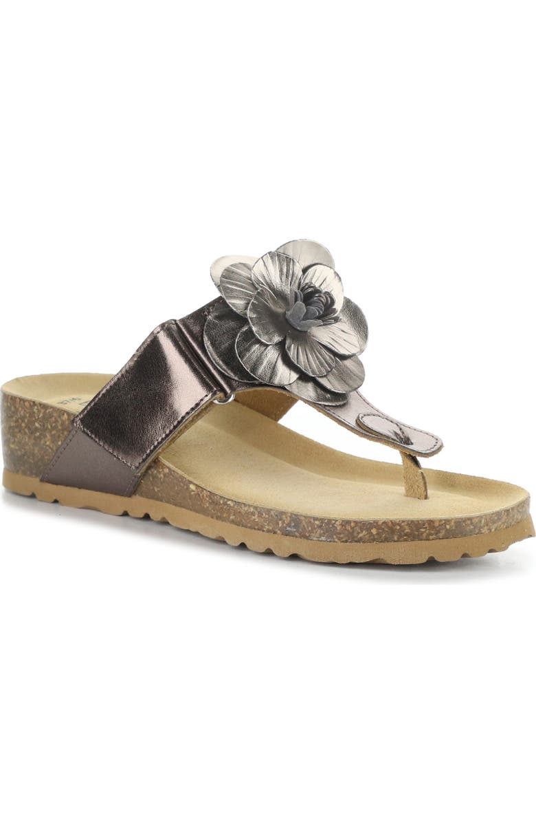 Bos. & Co. Laria Platform Wedge Flip Flop, Main, color,