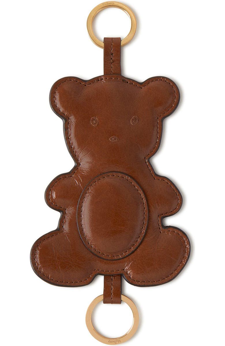 Mulberry x Rejina Pyo Leather Teddy Bear Charm, Alternate, color,