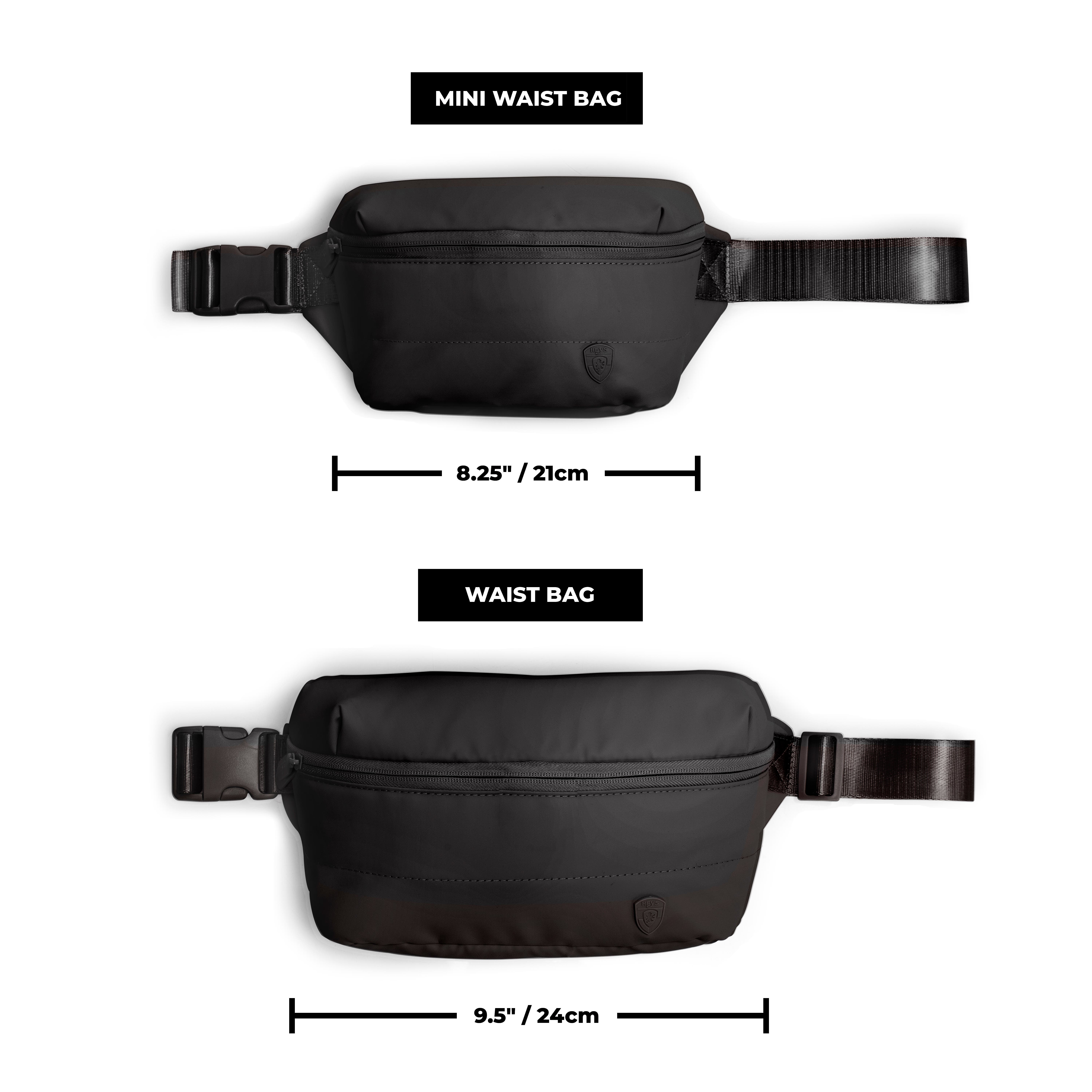 Heys The Puffer Waist Bag, Alternate, color, Black