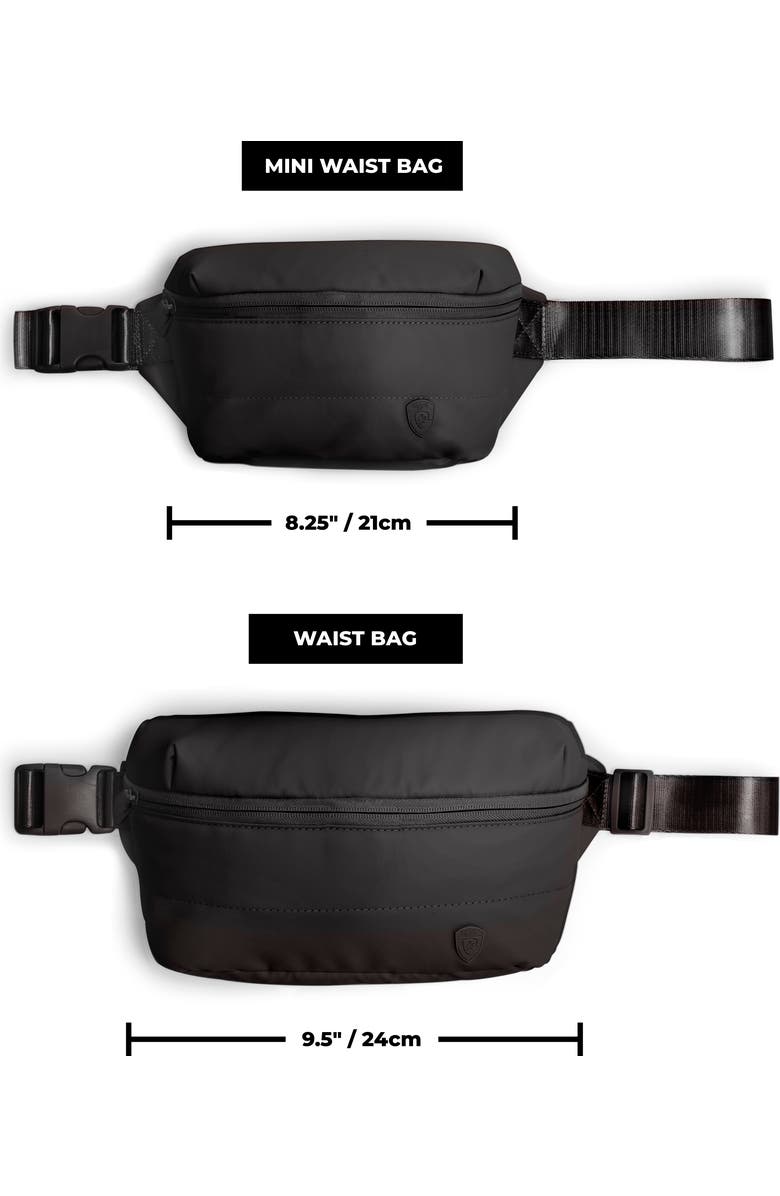 Heys The Puffer Waist Bag, Alternate, color, Black