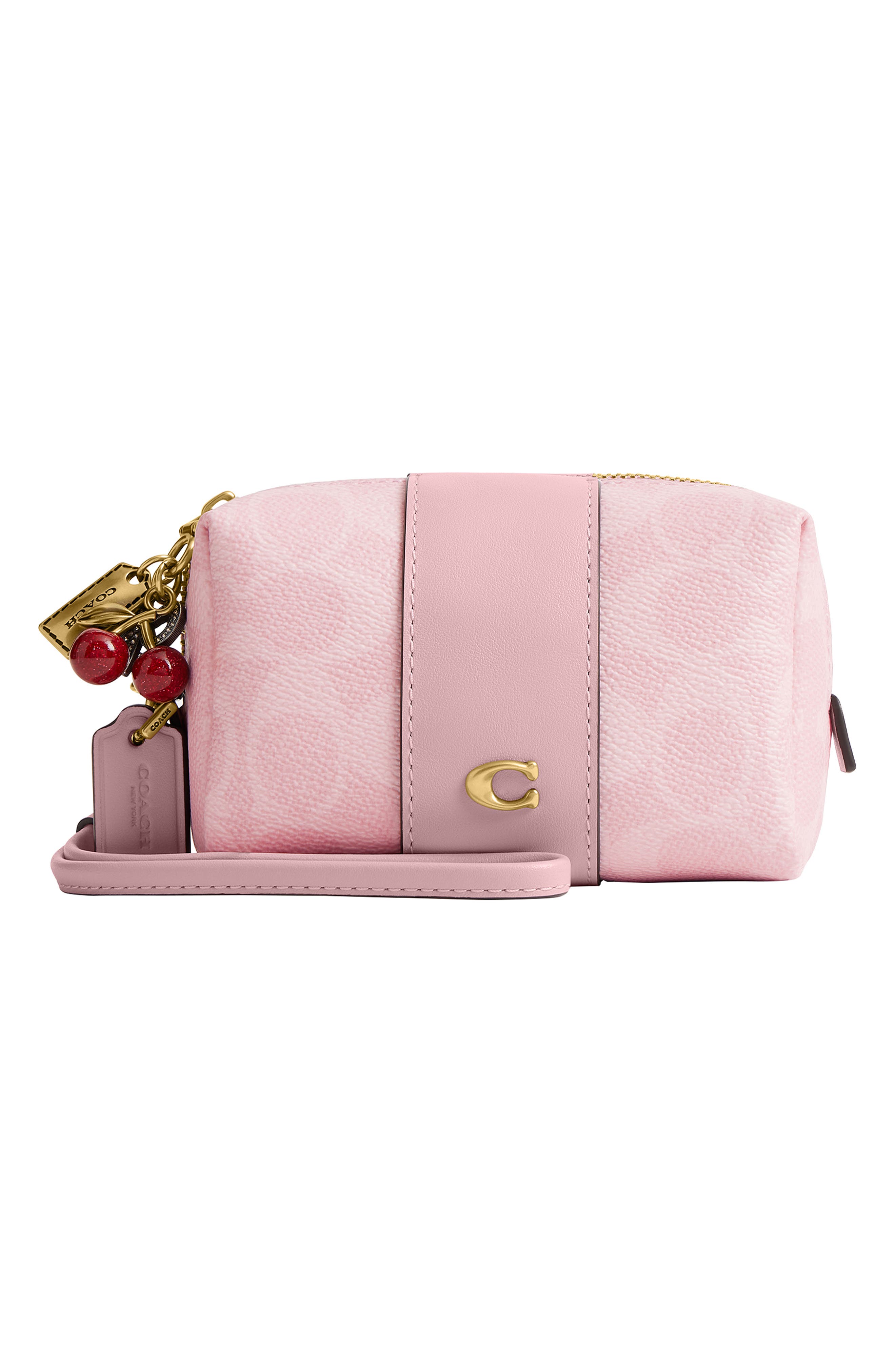 Boxed Essential Mini Cosmetic Pouch, Main, color, B4/ POWDER PINK