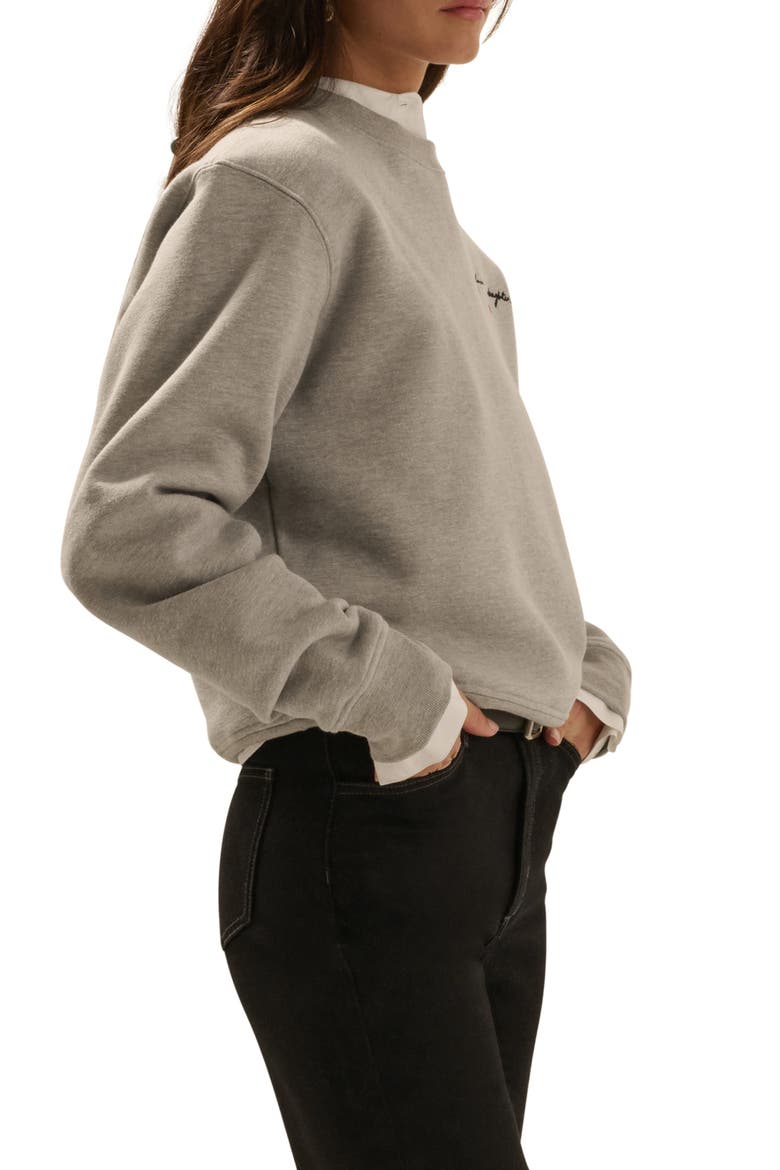 The Signature Classic Sweatshirt, Alternate, color, HEATHER GREY/ TRUE