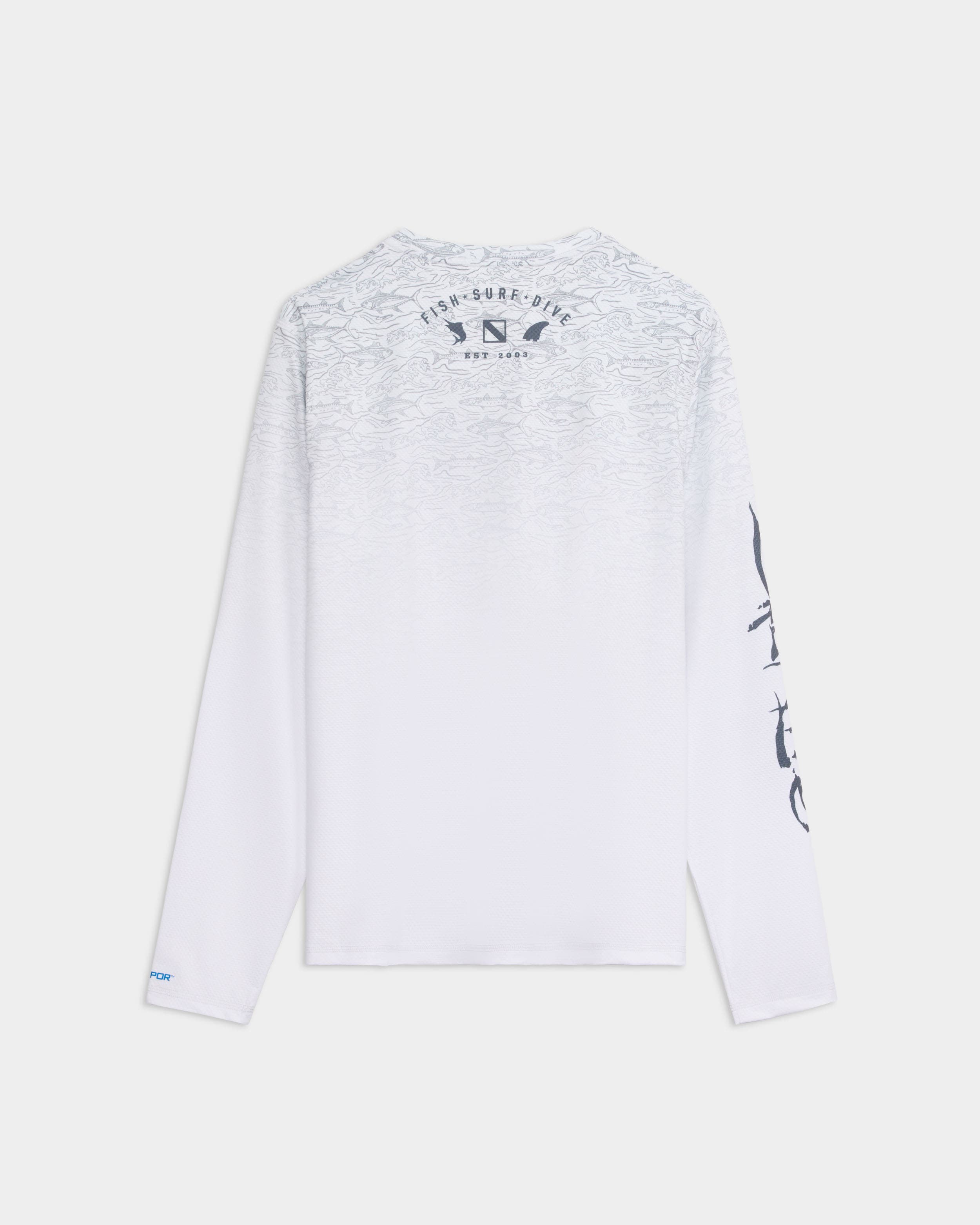 Current and Catch Fade Perforated Tee - image 2