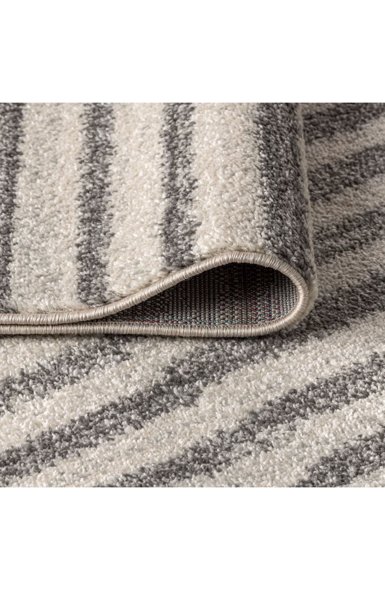 JONATHAN Y Lyla Offset Stripe Area Rug, Alternate, color, Gray/Cream