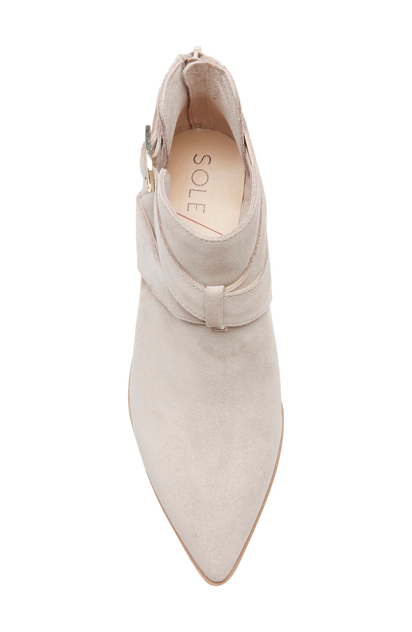 Lanica Bootie, Alternate, color, LATTE SUEDE
