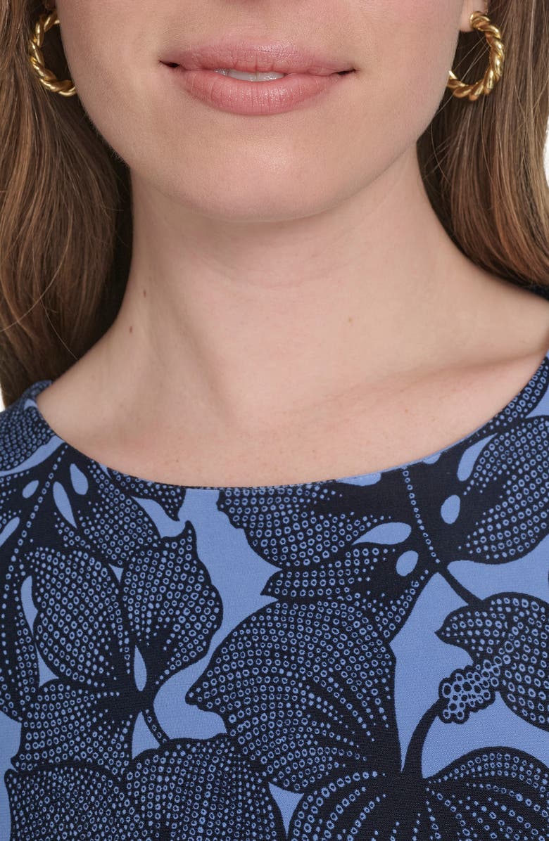 Tommy Hilfiger Dotty Hibiscus Minidress, Alternate, color,