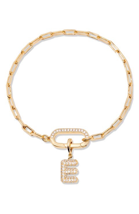 Petra Initial Charm Bracelet