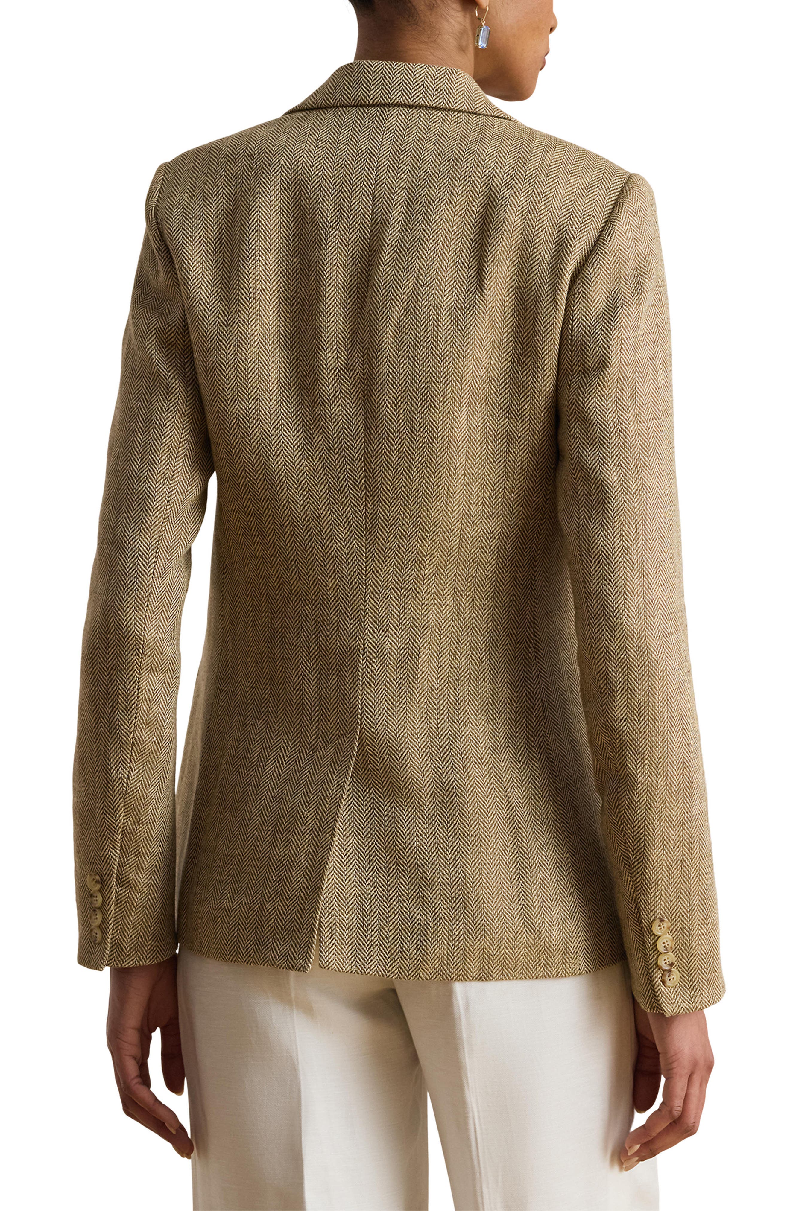 Lauren Ralph Lauren Linen Herringbone Jacket — фото 3