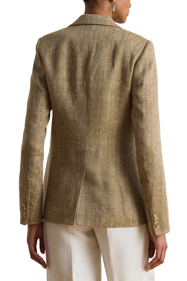 Linen Herringbone Jacket, Alternate, color, CREAM/ BEIGE/ MULTI
