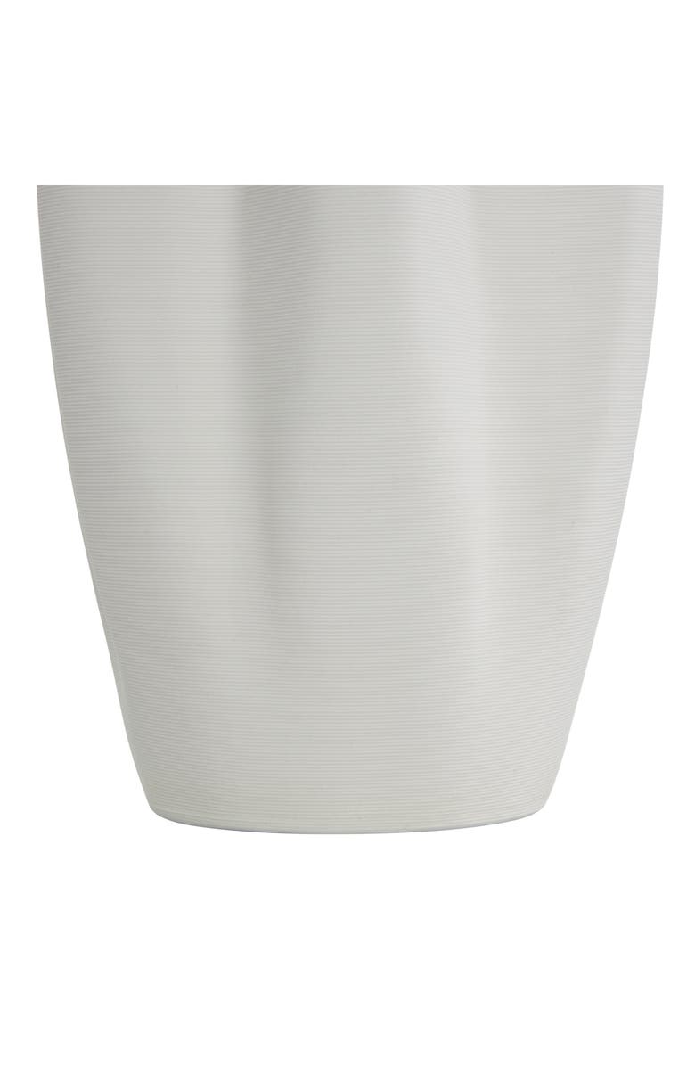 VIVIAN LUNE HOME White Ceramic Vase, Alternate, color, White