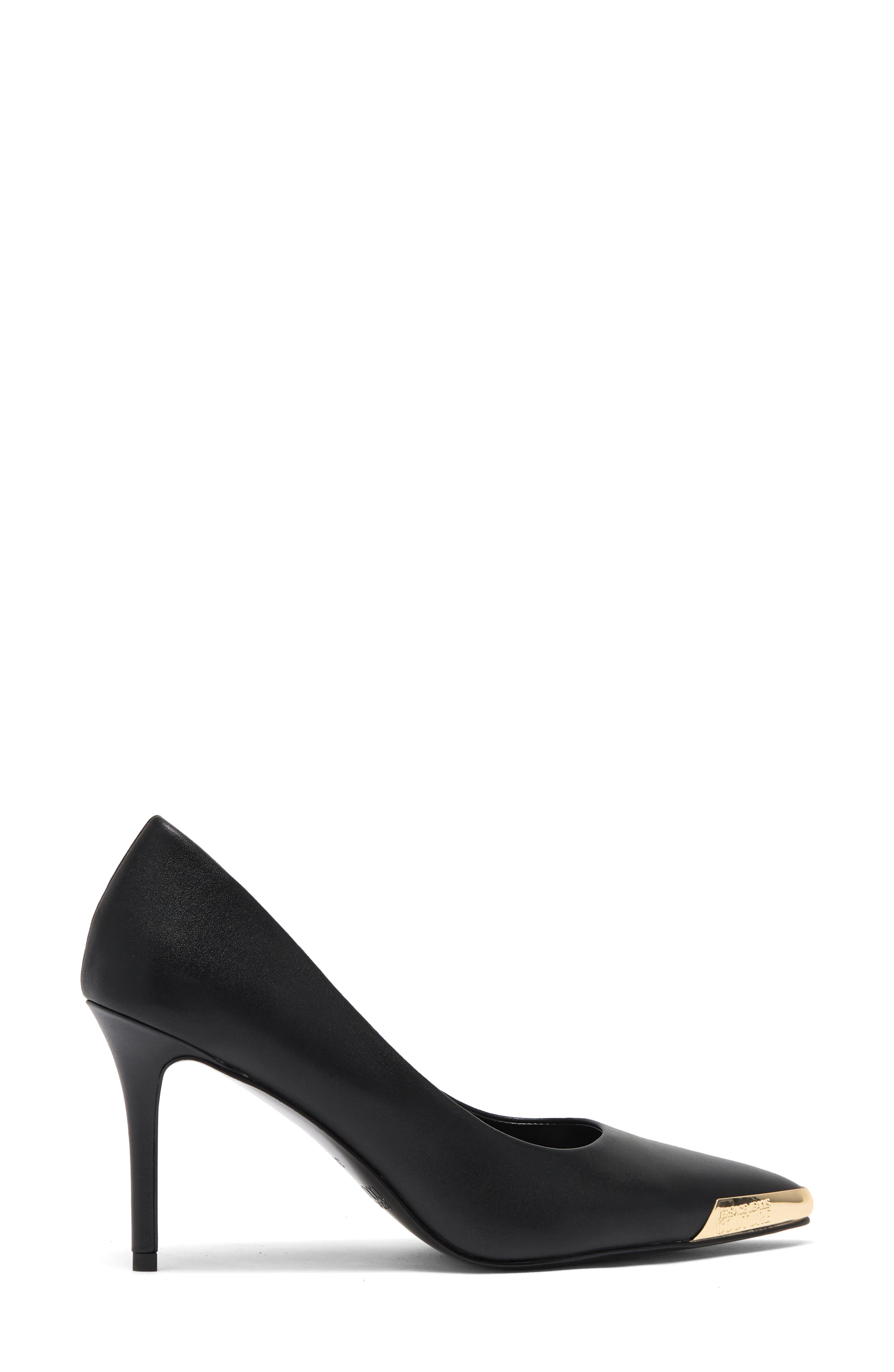 Versace Jeans Pointed Toe Slim Heel Pump, Alternate, color, 