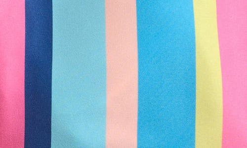 Boardies Kids' Stripe Swim Trunks In Blue Multi