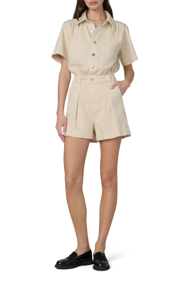 Joe's Jeans The Sophie Twill Romper, Main, color, Sandshell