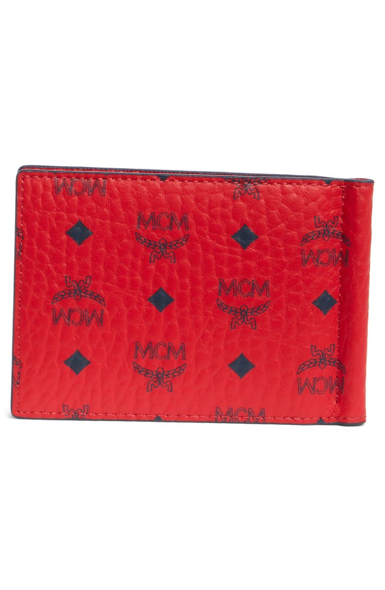 MCM Leather Bifold Wallet, Alternate, color, 