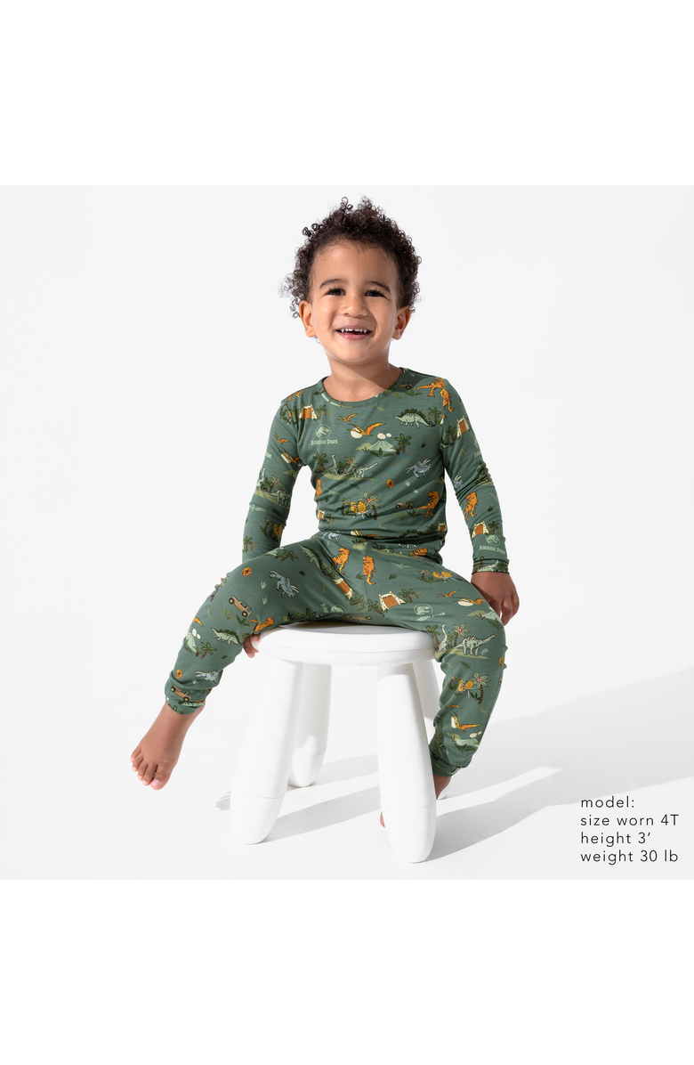 Bellabu Bear Kids' Jurassic Park Safari Set of 2 Piece Pajamas, Alternate, color, Jurassic Park: Safari