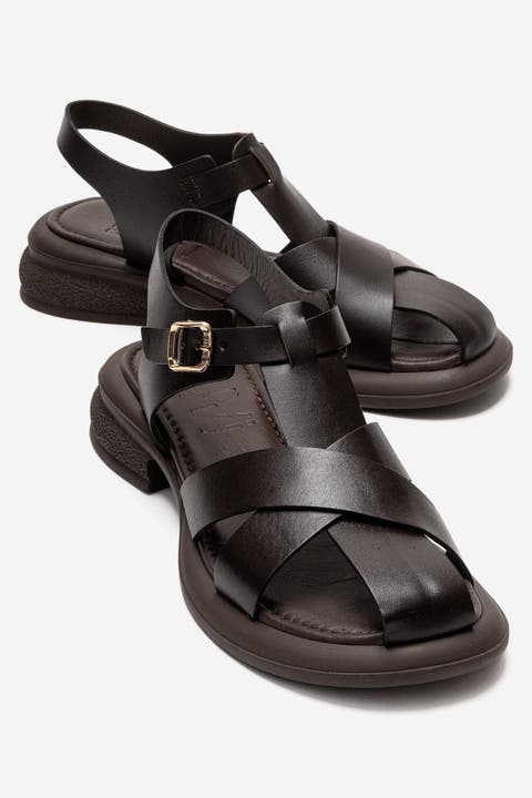 Guido Leather Sandal