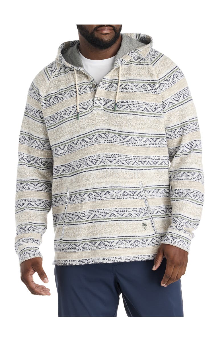 Tommy Bahama Big & Tall Golden Sands Baja Hoodie, Main, color, Coconut