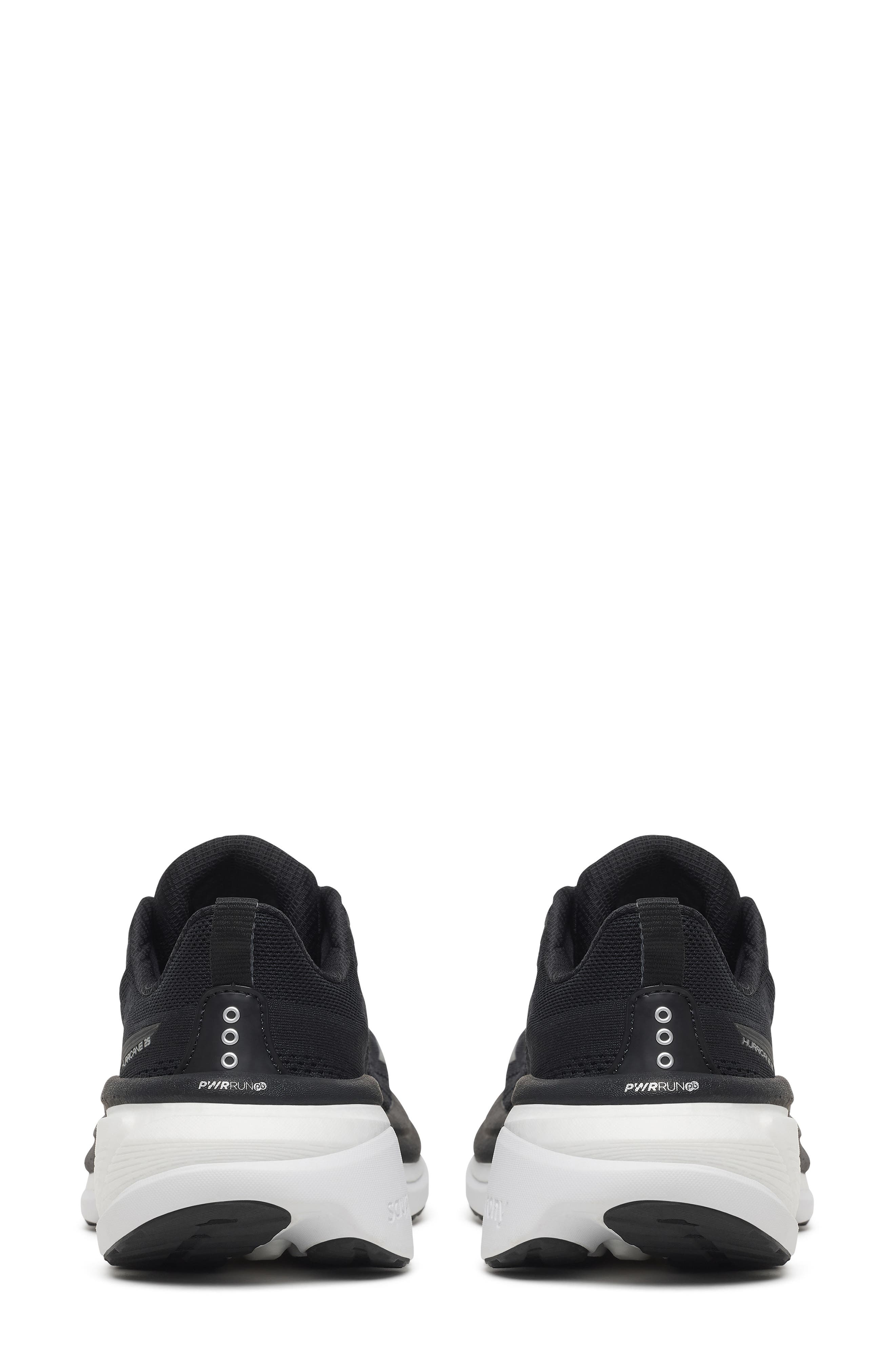 Saucony Hurricane 25 Running Shoe, Alternate, color, Black/ White