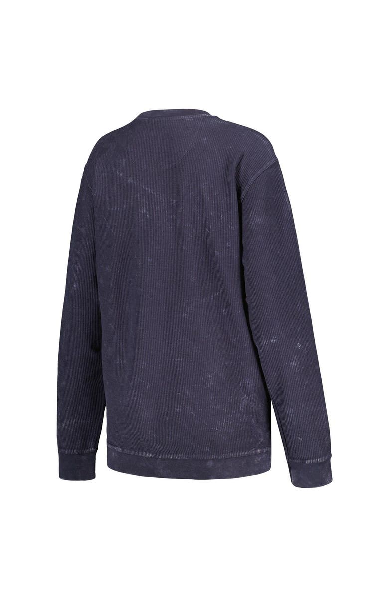 G-III 4HER BY CARL BANKS Women's G-III 4Her by Carl Banks College Navy Seattle Seahawks Comfy Cord Pullover Sweatshirt, Alternate, color, Navy