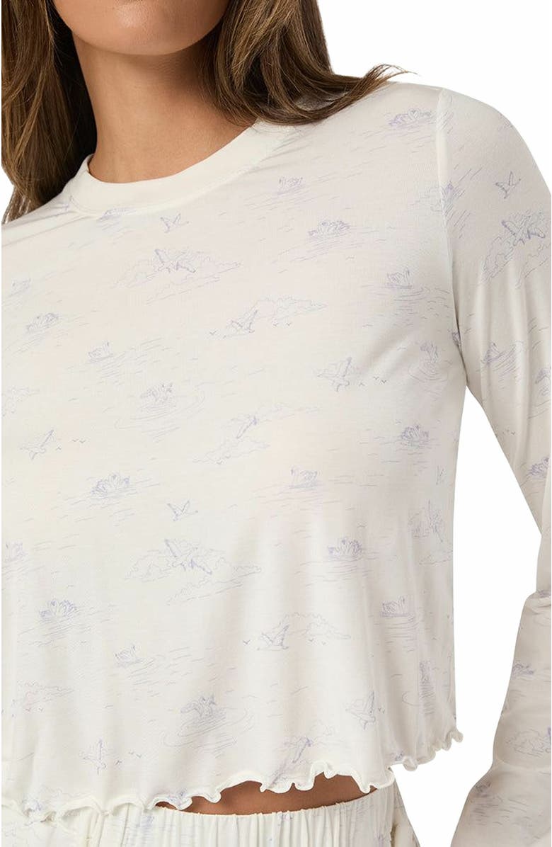 WeWoreWhat Boxy Crewneck Top, Alternate, color, Ivory