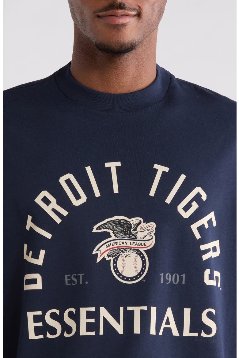 x MLB Detroit Tigers Merch Cotton Graphic T-Shirt, Alternate, color, DARK SAPPHIRE