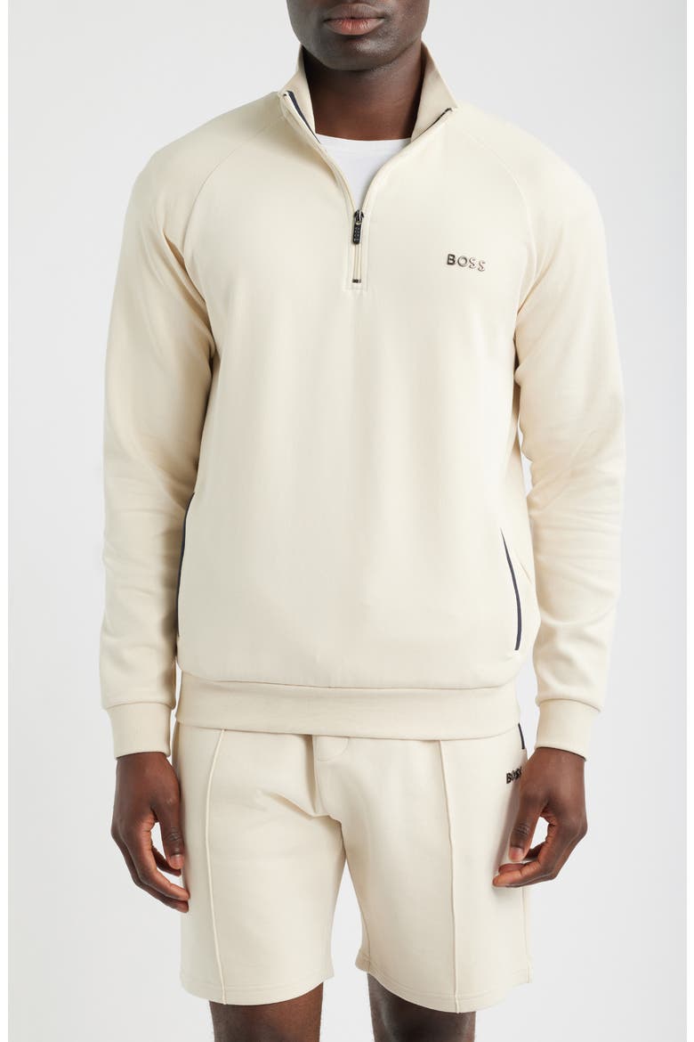 Sense Quarter-Zip Pullover, Main, color, OPEN WHITE