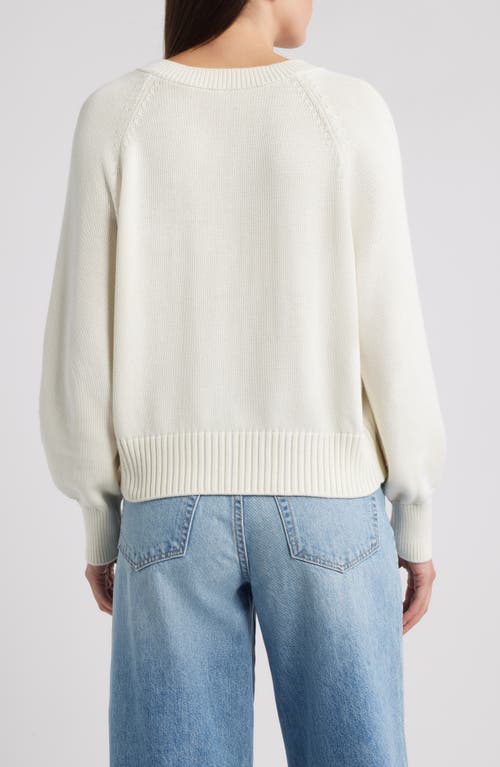 Margaret O'leary Julia Cardigan In White