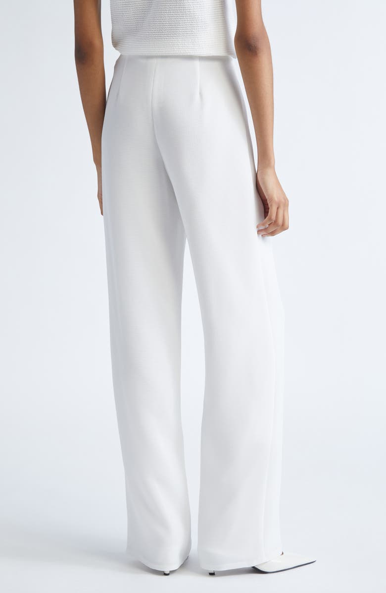 Emporio Armani Tech Waffle Straight Leg Pants, Alternate, color, White