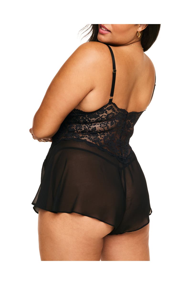 Adore Me Odessa Romper Lingerie, Alternate, color, 