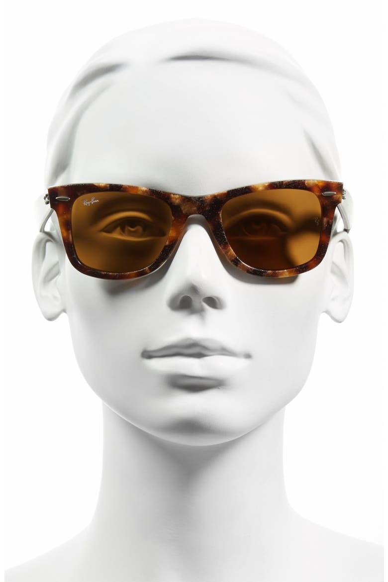 Classic Wayfarer 50mm Sunglasses, Alternate, color, VINTAGE TORTOISE