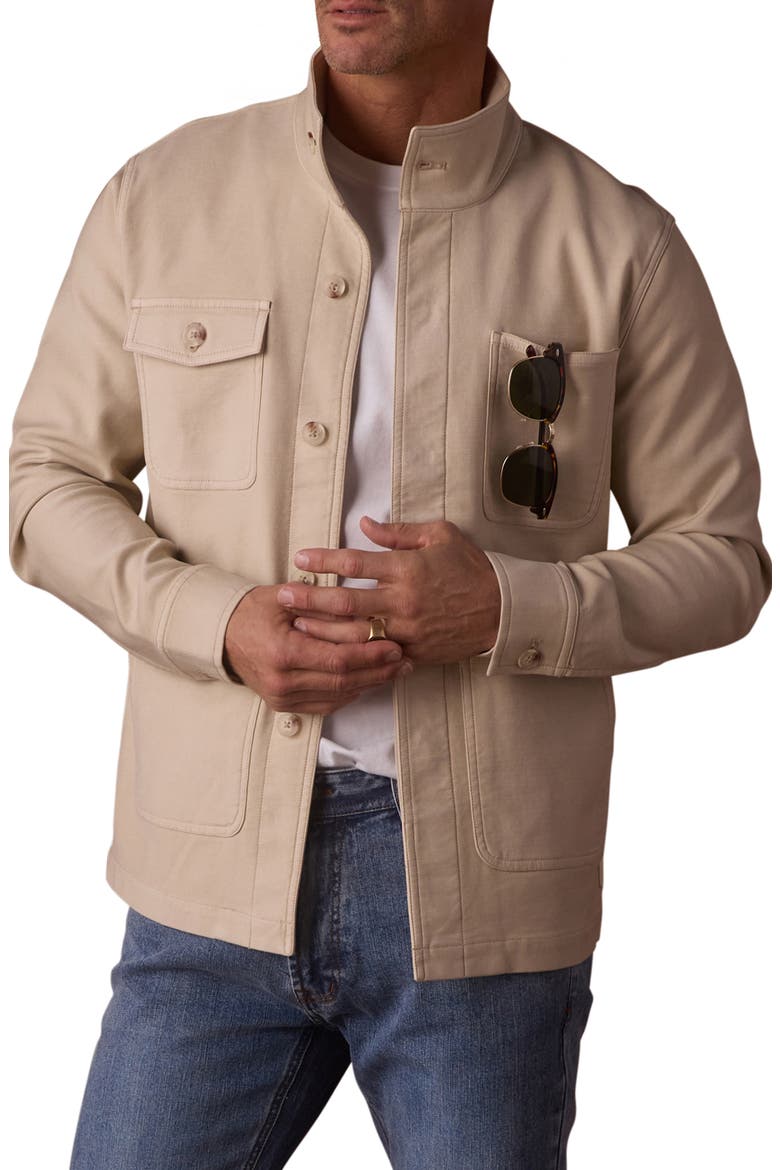 Comfort Terry Cloth Chore Coat, Main, color, BIRCH