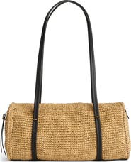 Madewell The Brioche Woven Raffia Shoulder Bag