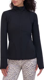 SAGE COLLECTIVE Ribbed Performance Running Jacket