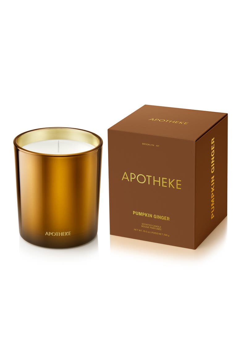 Pumpkin Ginger Classic Scented Candle, Main, color, BROWN