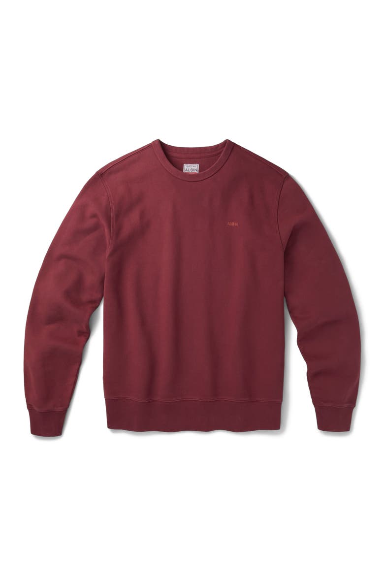 Vestry Crew Neck Sweatshirt, Alternate, color, Port