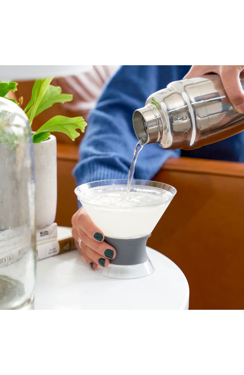 HOST Martini FREEZE Cooling Cup Set of 2, Alternate, color, Gray