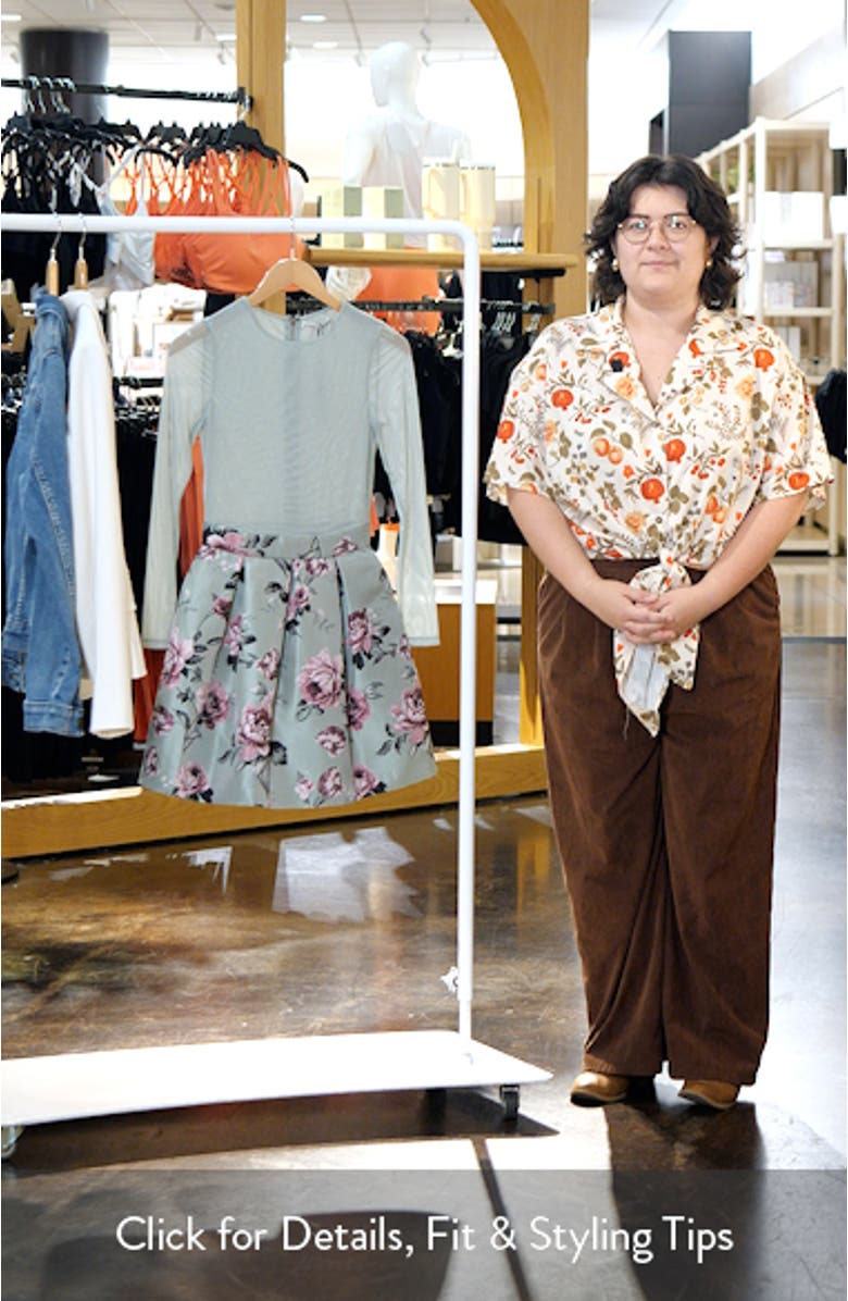 Chara Long Sleeve Party Dress, sales video thumbnail