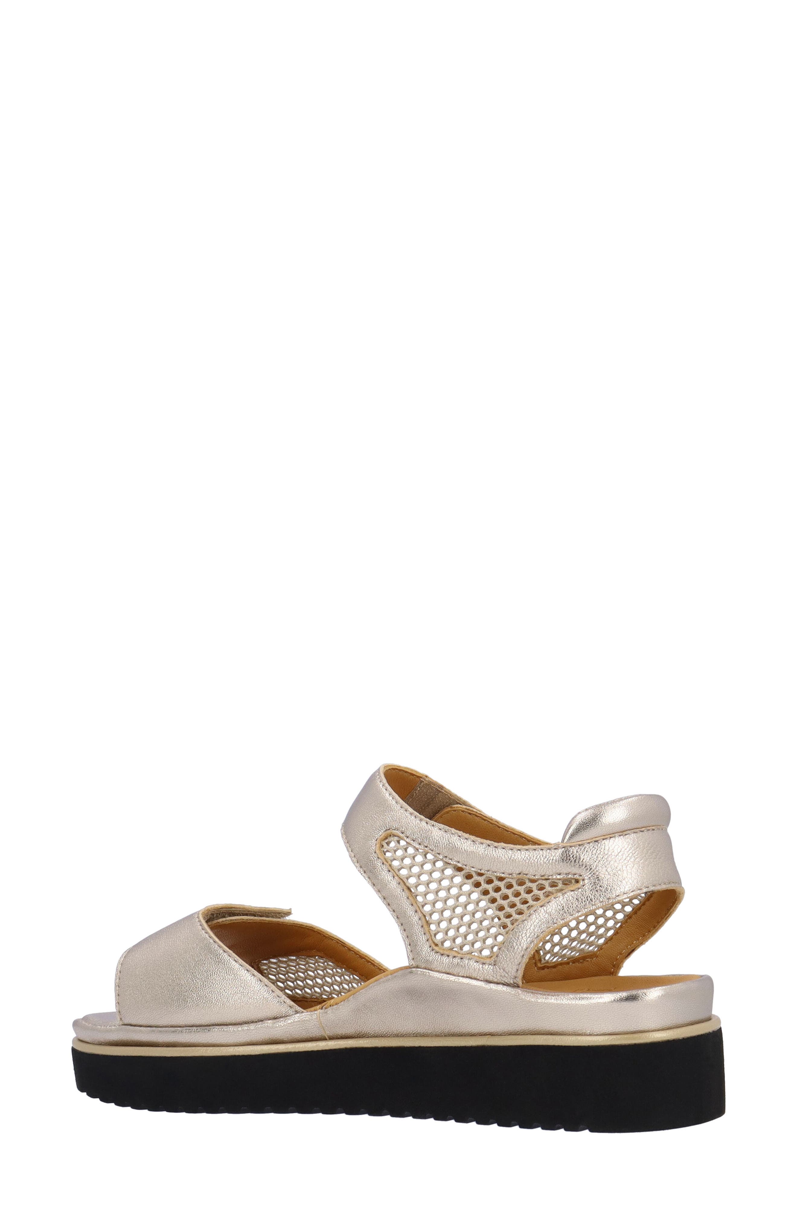 L'Amour des Pieds Arna Ankle Strap Sandal, Alternate, color, Champagne