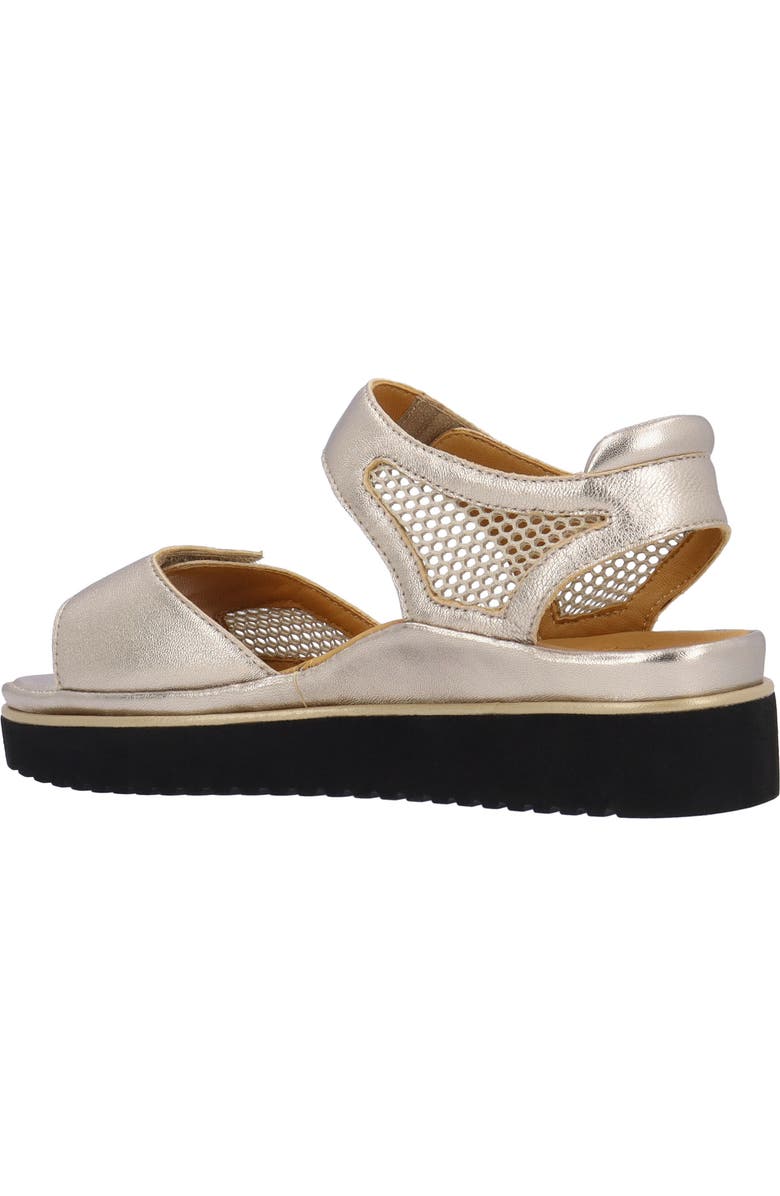 L'Amour des Pieds Arna Ankle Strap Sandal, Alternate, color, Champagne