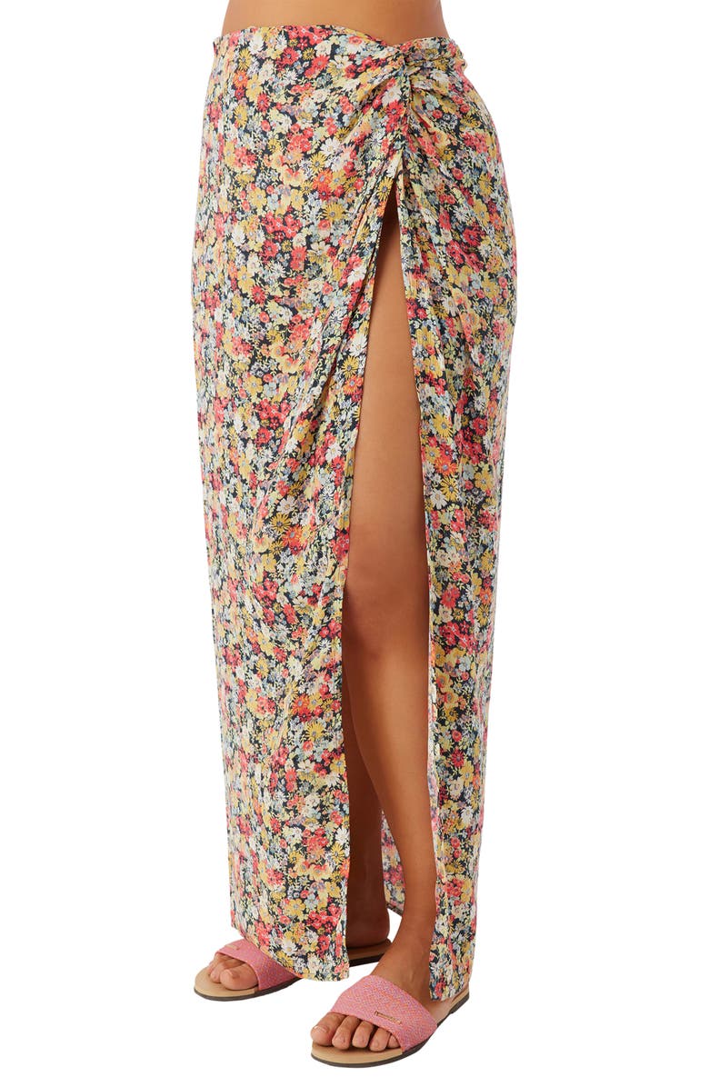 O'Neill Hanalei Print Cover-Up Skirt, Alternate, color, 