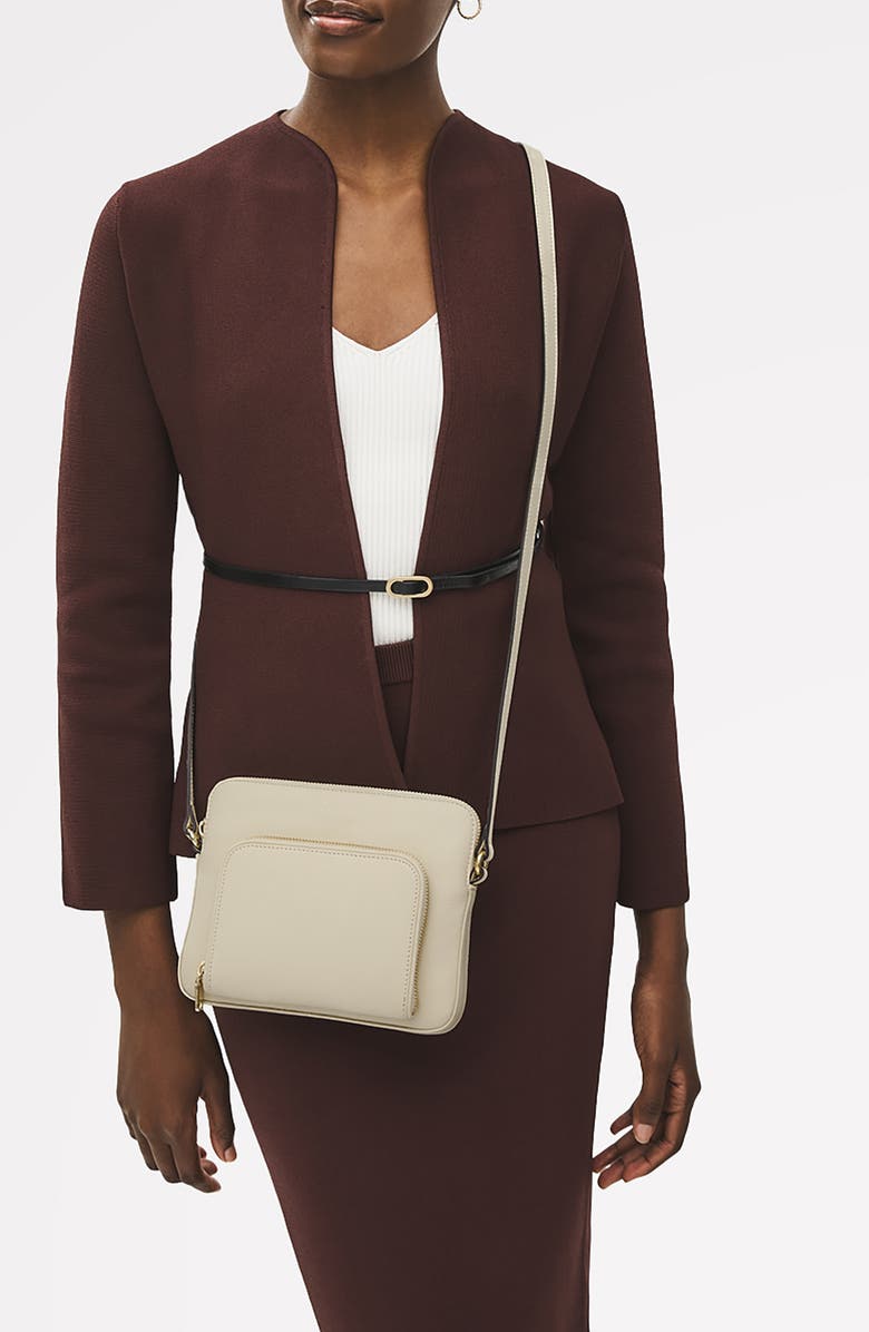 Radley Redford Close Small Ziptop Crossbody Bag, Alternate, color, Chalk