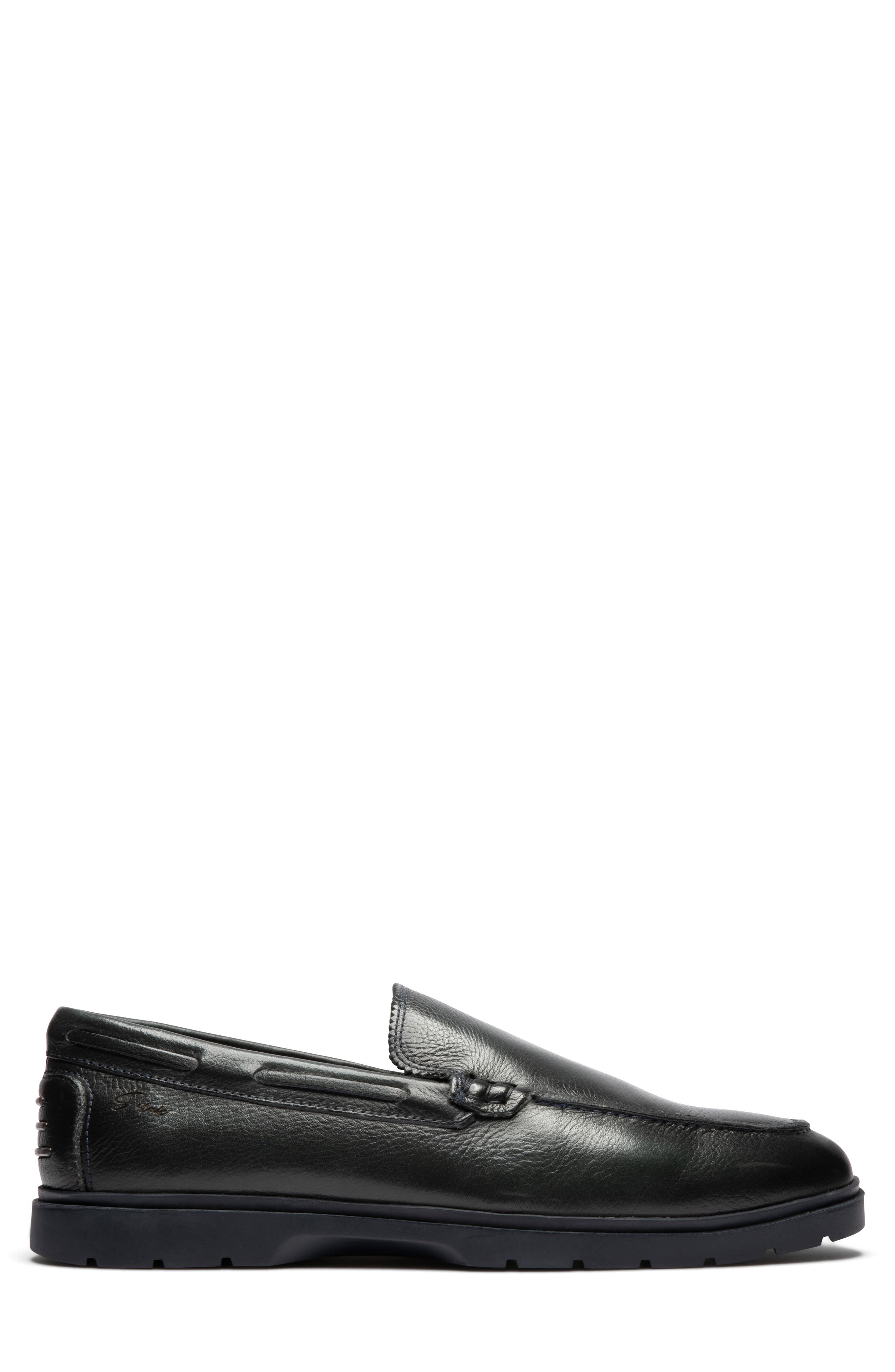 Venetian Driving Loafer, Alternate, color, NAVY GRAINY