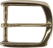 Trafalgar 35mm Italian Solid Brass Rounded Edged Harness Belt Buckle