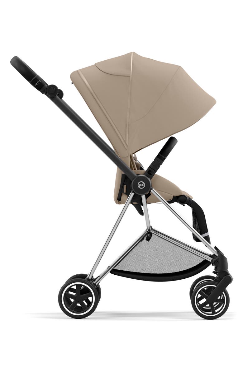 CYBEX MIOS 3 Compact Lightweight Stroller, Alternate, color, Cozy Beige Black