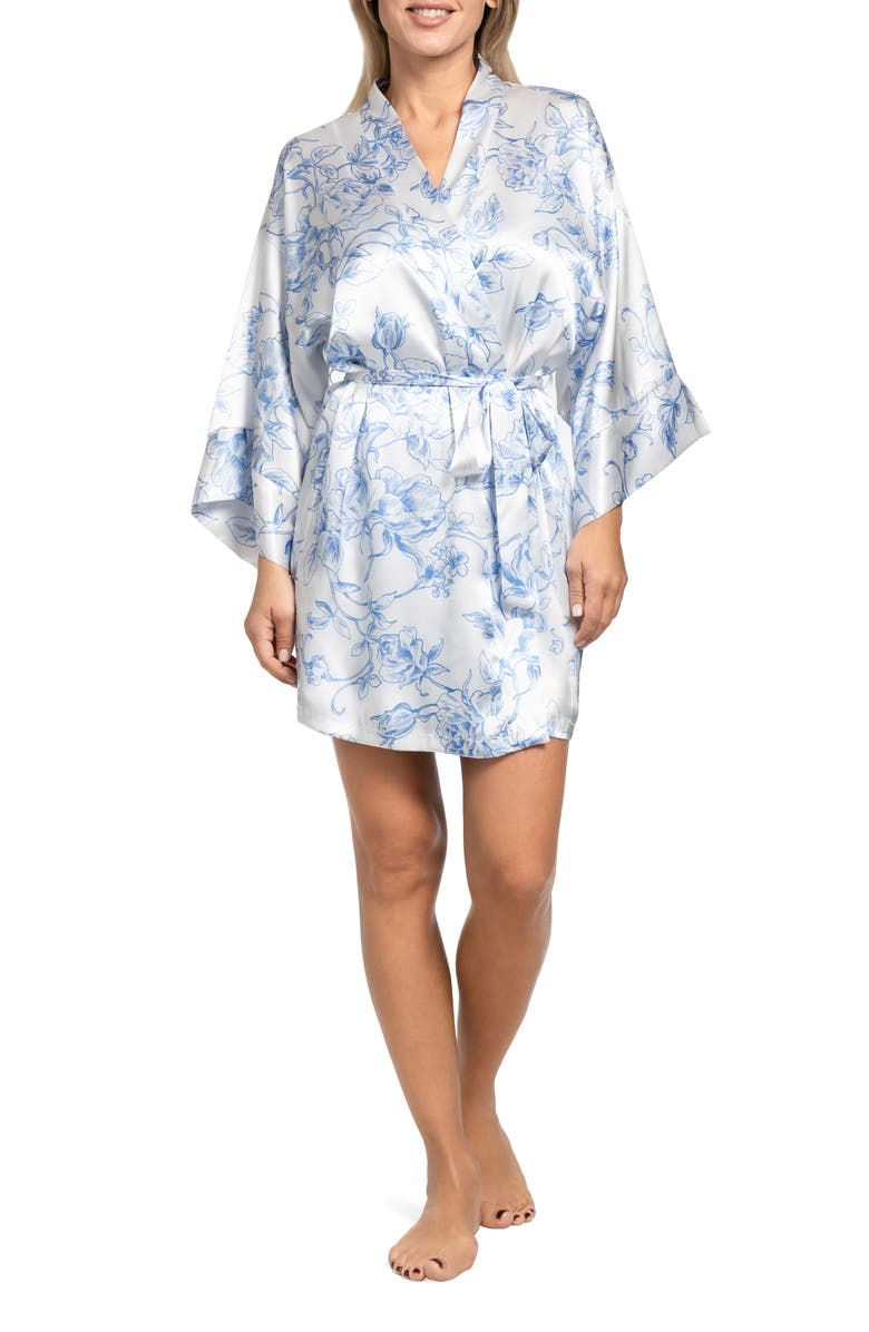 In Bloom by Jonquil Floral Robe, Main, color, 