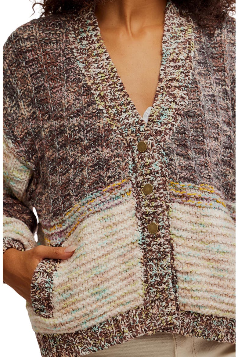 Isabella Colorblock Cardigan, Alternate, color, MOONBEAM COMBO