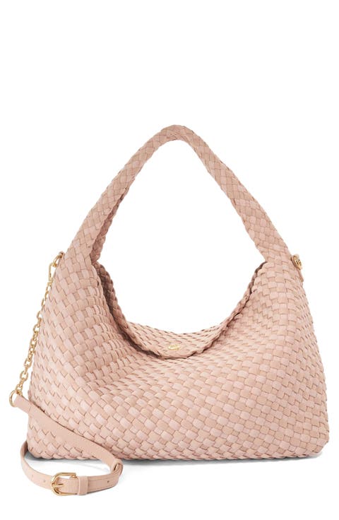 Deliberate L Woven Shoulder Bag